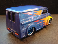 custom airbrushed hot wheels dairy delivery die cast car