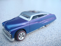 Flamed custom airbrushed purple passion  hot wheels die cast ca