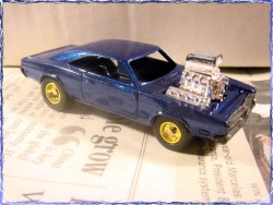 Customized 69 charger hot wheels