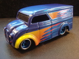 Custom airbrushed dairy delivery hot wheels diecast car