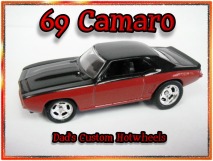 custom hot wheels 69 camaro airbrushed diecast car