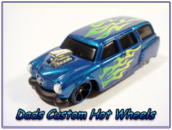 Mcdonald's Studebaker custom hot wheels airbrushed diecast car