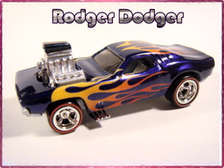 Customized Rodger Dodger Hot wheels diecast airbrushed