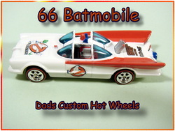  Ghostbusters Batmobile custom hot wheels airbrushed diecast car