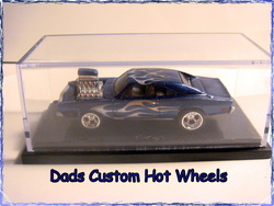 Custom 69 charger hot wheels airbrushed diecast car