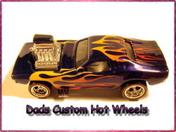 Customized Rodger Dodger Hot wheels airbrushed diecast