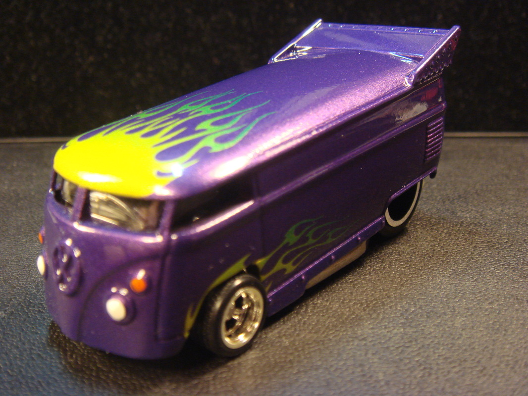 Custom Hot Wheels Vw Drag Bus Dads Custom Creations And Airbrush