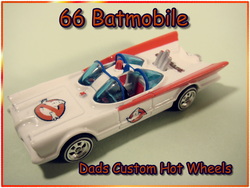 Ghostbusters Batmobile custom hot wheels airbrushed diecast car
