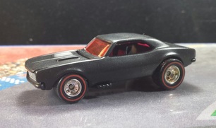 custom hot wheels flat black 67 camaro