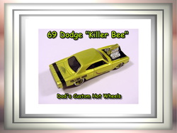 69 super bee custom hot wheels diecast 