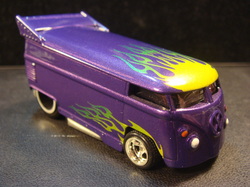 Custom Hot wheels VW Drag bus, custom airbrushed diecast