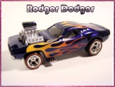 Rodger Dodger custom Hot wheels airbrushed diecast car